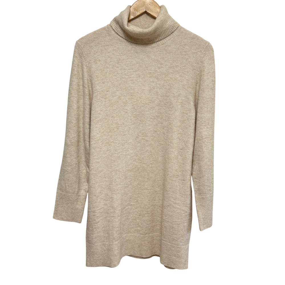 & Other Stories Alpaca Blend Long Turtleneck Sweater Womens XS Knit Tunic NEW